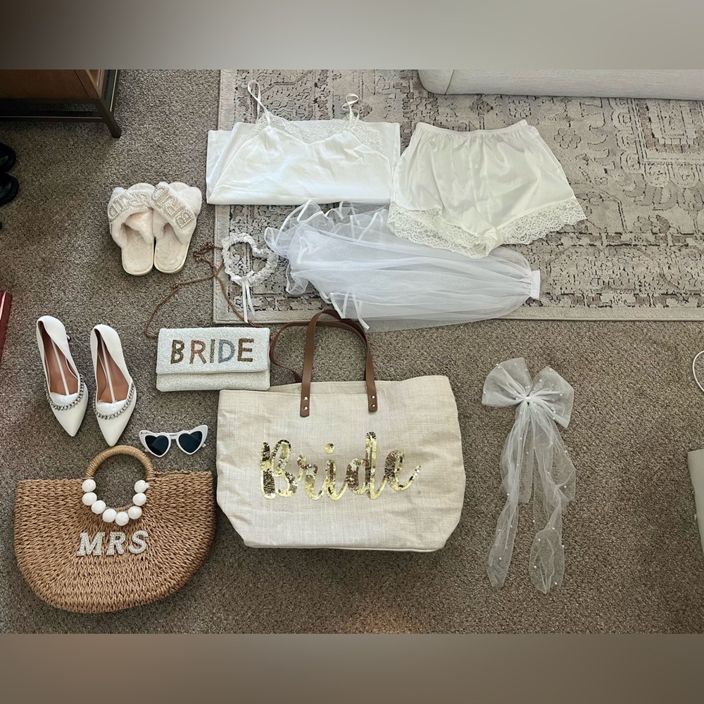 Bride / Bachelorette, Bride Bag Bride Slippers
#bride #bachelorette